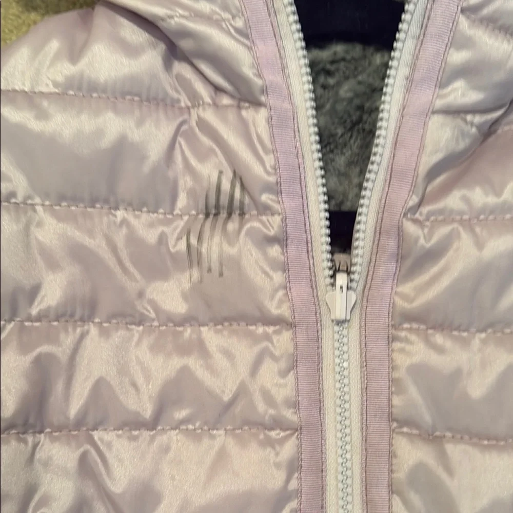 Abercrombie & Fitch reversible purple Puffer Jacket with hood